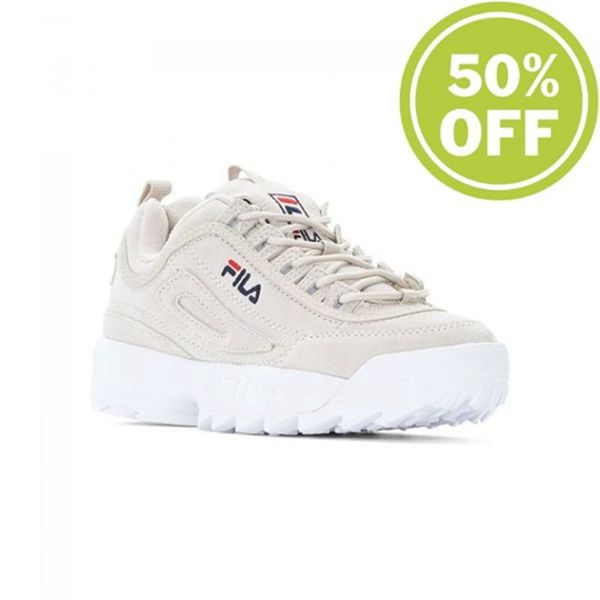 Zapatillas Fila Mujer Gris - Disruptor S Low Wmn Chateau - España 850314RSX